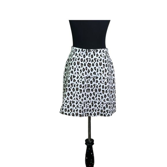 Loft animal print pull on mini skirt size SP - Picture 10 of 11
